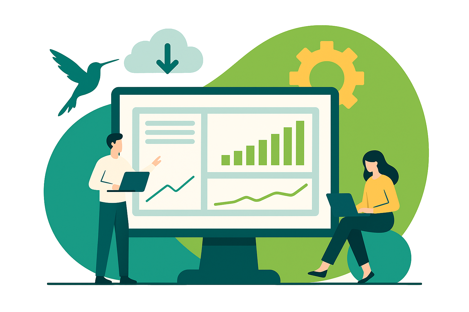 Клиентите на Колибри ERP наистина се фокусират изцяло върху дейността си, бизнес информацията и функционалността (не върху софтуера, ИТ системите и тяхната поддръжка) и се радват на всички предимства, които дава бизнес модела софтуер като услуга (SaaS).